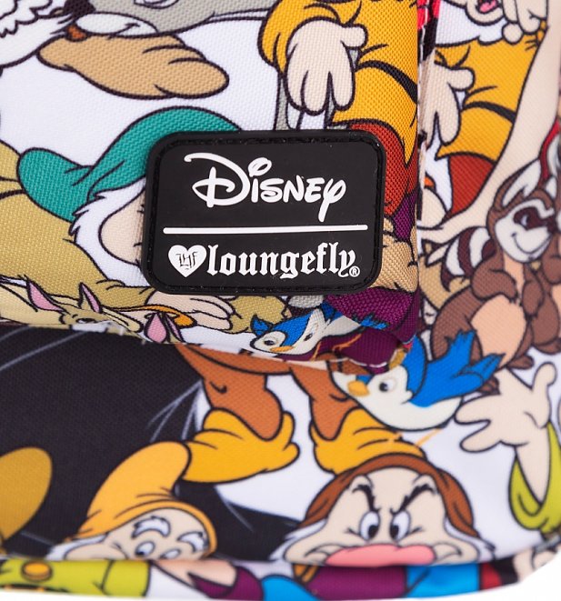 Loungefly x Snow White Character Print Backpack Loungefly x Snow White Character Print Backpack
