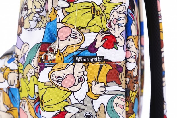 Loungefly x Snow White Character Print Backpack Loungefly x Snow White Character Print Backpack