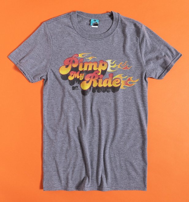 MTV Pimp My Ride Grey Marl T-Shirt MTV Pimp My Ride Grey Marl T-Shirt