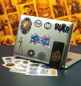 Marvel Avengers Infinity War Gadget Decals Marvel Avengers Infinity War Gadget Decals