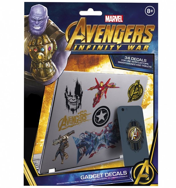 Marvel Avengers Infinity War Gadget Decals Marvel Avengers Infinity War Gadget Decals