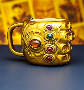 Marvel Avengers Infinity War Gauntlet Shaped Mug Marvel Avengers Infinity War Gauntlet Shaped Mug