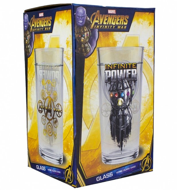 Marvel Avengers Infinity War Glass Marvel Avengers Infinity War Glass