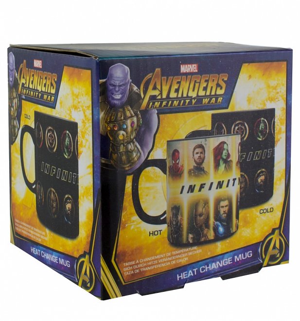 Marvel Avengers Infinity War Heat Change Mug Marvel Avengers Infinity War Heat Change Mug