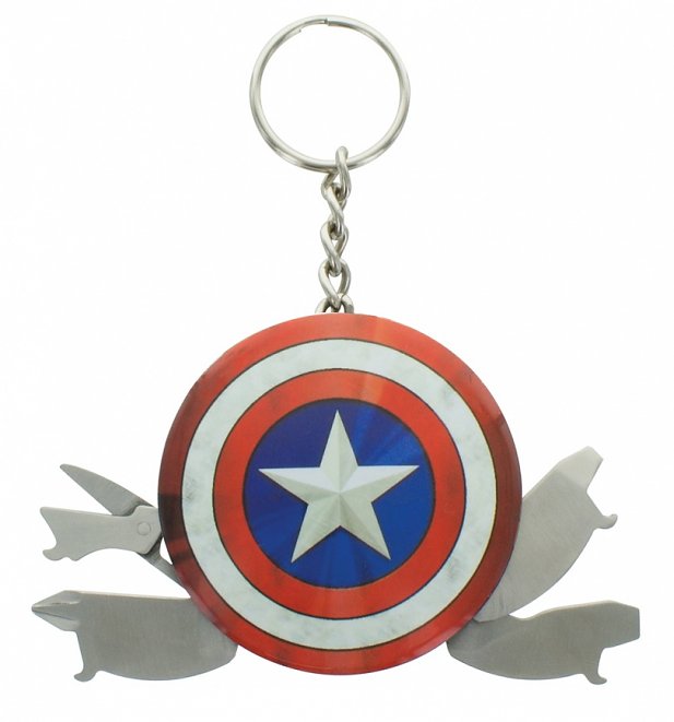 Marvel Comics Avengers Captain America Multi Tool Marvel Comics Avengers Captain America Multi Tool
