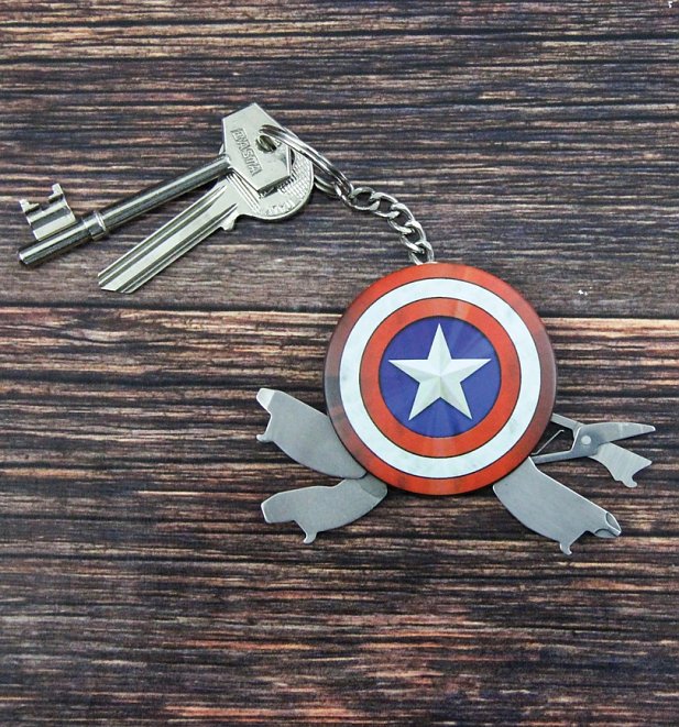 Marvel Comics Avengers Captain America Multi Tool Marvel Comics Avengers Captain America Multi Tool