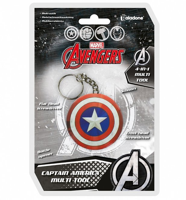 Marvel Comics Avengers Captain America Multi Tool Marvel Comics Avengers Captain America Multi Tool