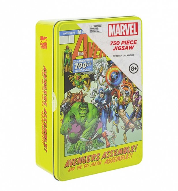 Marvel Comics Avengers Comic Book Cover 750 Piece Jigsaw Puzzle