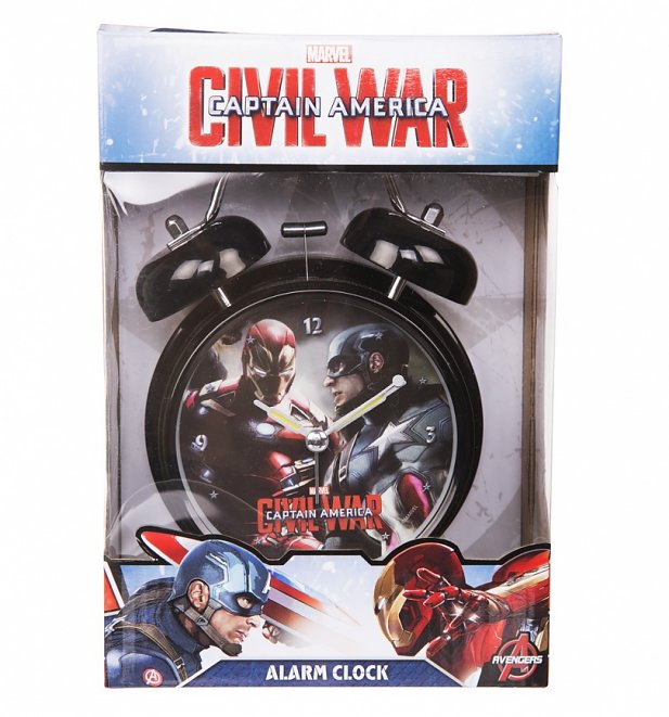 Marvel Comics Captain America Civil War Alarm Clock