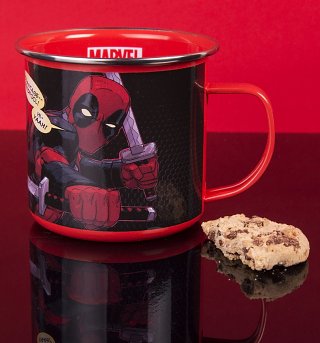 Marvel Comics Deadpool Enamel Mug Marvel Comics Deadpool Enamel Mug