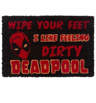 Marvel Comics Deadpool Wipe Your Feet Door Mat Marvel Comics Deadpool Wipe Your Feet Door Mat