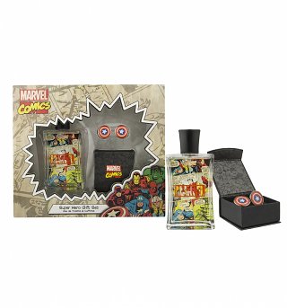 Marvel Comics Fragrance And Cufflinks Gift Set Marvel Comics Fragrance And Cufflinks Gift Set