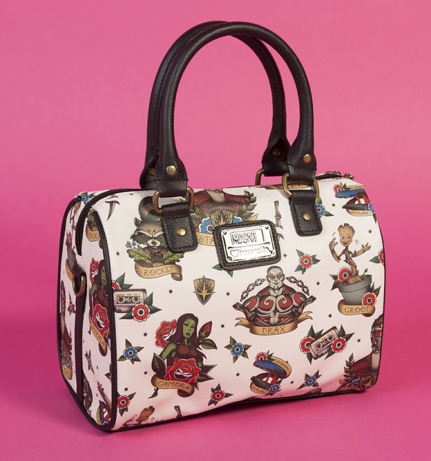 Loungefly x Marvel Guardians of the Galaxy Tattoo Flash Print Duffle Bag Loungefly x Marvel Guardians of the Galaxy Tattoo Flash Print Duffle Bag