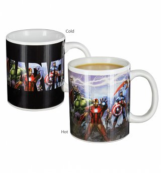 Marvel Comics Heat Change Mug Marvel Comics Heat Change Mug