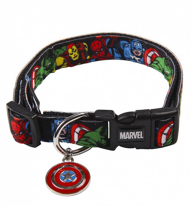 Marvel Comics Pet Collar