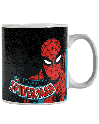 Marvel Comics Spider-Man Heat Changing Mug Marvel Comics Spider-Man Heat Changing Mug