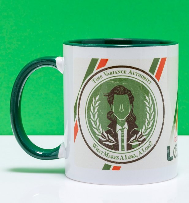 Marvel Comics What Makes a Loki Green Handle Mug Marvel Comics What Makes a Loki Green Handle Mug