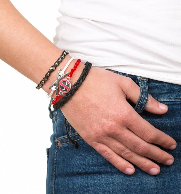 Marvel Deadpool Stacking Bracelets Marvel Deadpool Stacking Bracelets