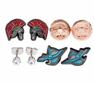 Marvel Thor and Hulk Set Of 4 Stud Earrings Marvel Thor and Hulk Set Of 4 Stud Earrings
