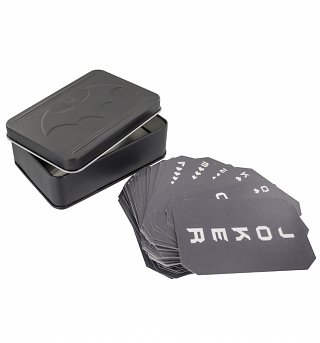 Matt Black Batman Playing Cards In Tin Matt Black Batman Playing Cards In Tin