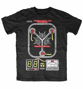 Men's Flux Capacitor Black T-Shirt Men's Flux Capacitor Black T-Shirt
