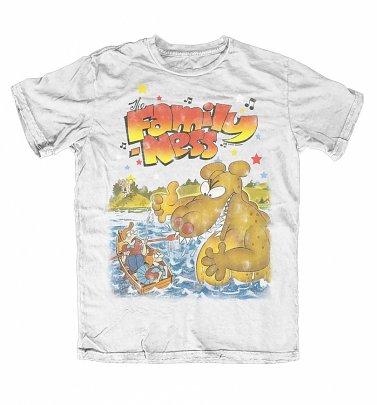 Men's Retro Family Ness White T-Shirt Men's Retro Family Ness White T-Shirt
