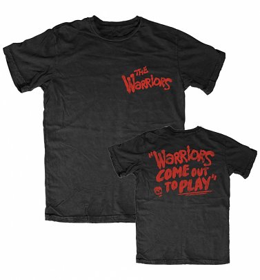 Men's Warriors Come Out To Play Black T-Shirt Men's Warriors Come Out To Play Black T-Shirt