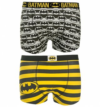 Men's 2pk Batman Boxer Shorts Men's 2pk Batman Boxer Shorts