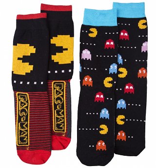 Men's 2pk Pac-Man Socks Men's 2pk Pac-Man Socks