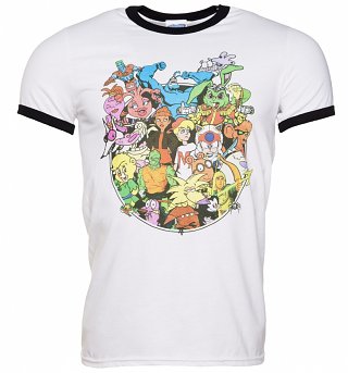Men's 90s Cartoons Collection Ringer T-Shirt Men's 90s Cartoons Collection Ringer T-Shirt