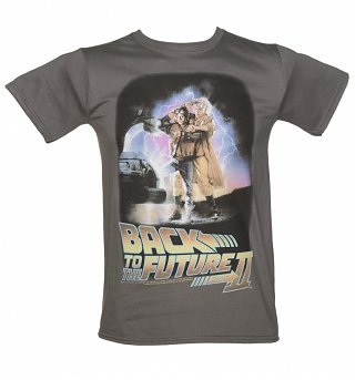 Men's Back to the Future Part II Movie Poster T-Shirt Men's Back to the Future Part II Movie Poster T-Shirt