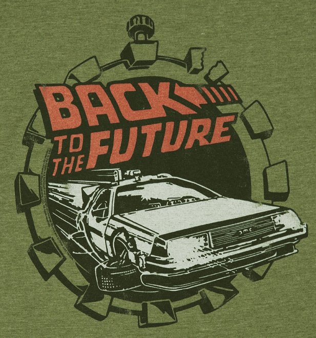 Men's Back to the Future Retro Delorean T-Shirt Men's Back to the Future Retro Delorean T-Shirt