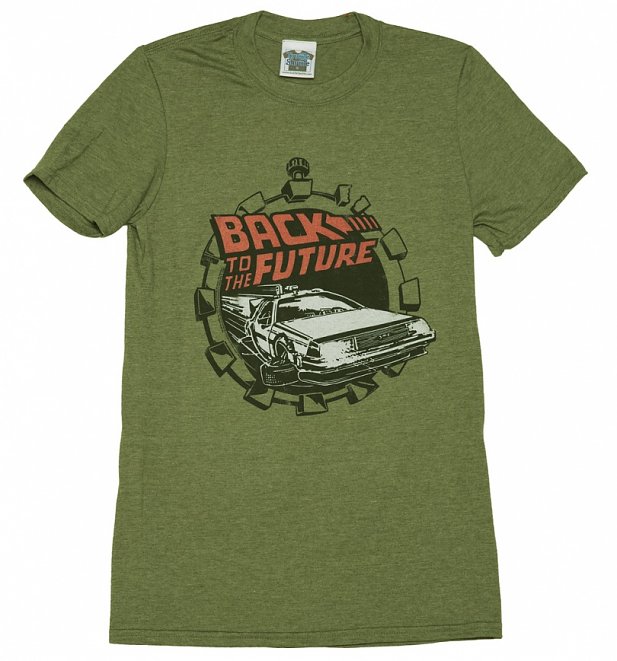 Men's Back to the Future Retro Delorean T-Shirt Men's Back to the Future Retro Delorean T-Shirt