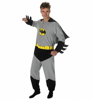 Men's Batman Costume Fancy Dress Onesie Men's Batman Costume Fancy Dress Onesie