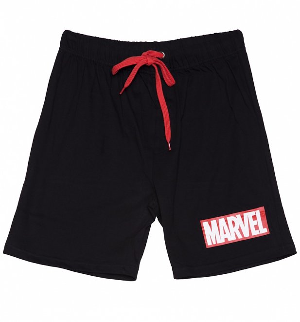 Men's Big Marvel Logo Shortie Pyjamas Men's Big Marvel Logo Shortie Pyjamas