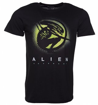 Men's Black Alien Covenant Xeno Silhouette T-Shirt Men's Black Alien Covenant Xeno Silhouette T-Shirt
