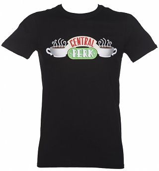 Men's Black Central Perk Friends T-Shirt Men's Black Central Perk Friends T-Shirt