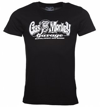 Men's Black Fast N' Loud Gas Monkey Garage Logo T-Shirt Men's Black Fast N' Loud Gas Monkey Garage Logo T-Shirt