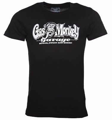 Men's Black Fast N' Loud Gas Monkey Garage Logo T-Shirt Men's Black Fast N' Loud Gas Monkey Garage Logo T-Shirt