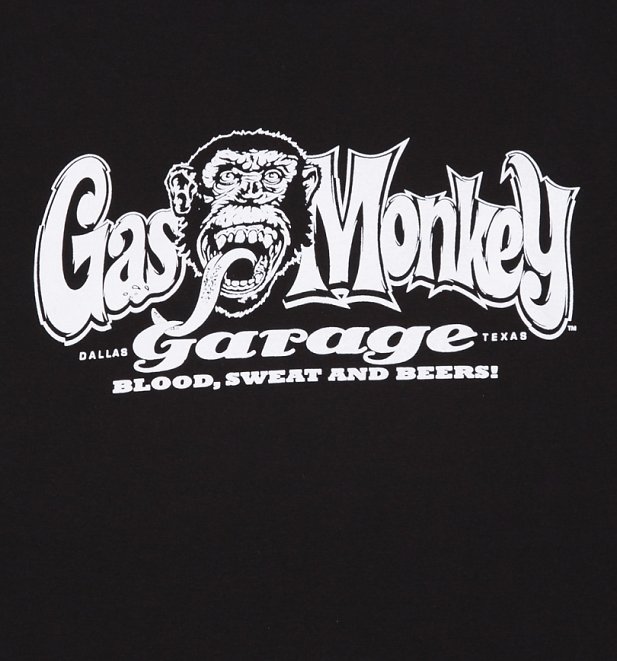 Men's Black Fast N' Loud Gas Monkey Garage Logo T-Shirt Men's Black Fast N' Loud Gas Monkey Garage Logo T-Shirt