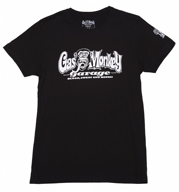 Men's Black Fast N' Loud Gas Monkey Garage Logo T-Shirt Men's Black Fast N' Loud Gas Monkey Garage Logo T-Shirt