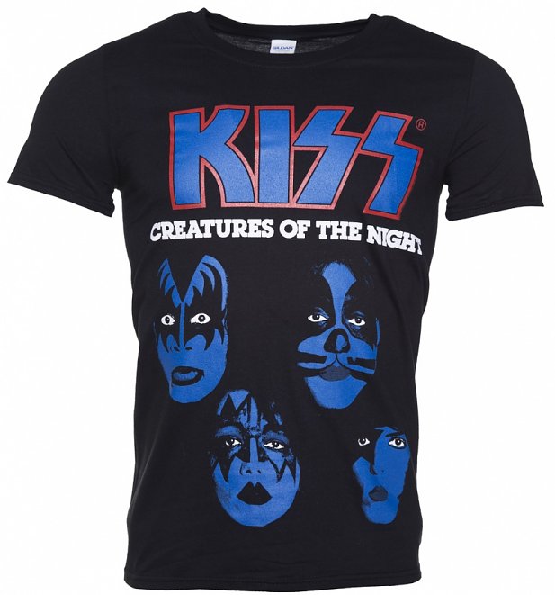 Men's Black KISS Creatures Of The Night T-Shirt Men's Black KISS Creatures Of The Night T-Shirt