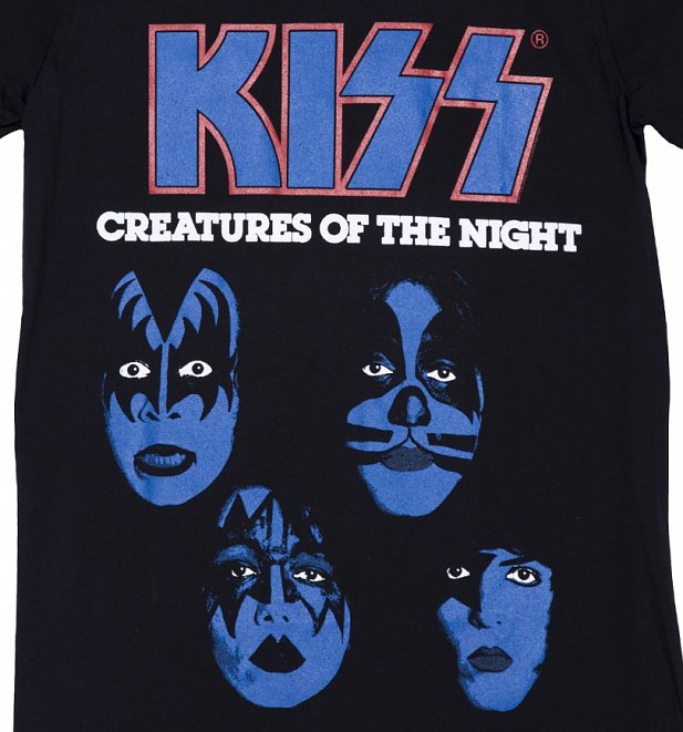 Men's Black KISS Creatures Of The Night T-Shirt Men's Black KISS Creatures Of The Night T-Shirt