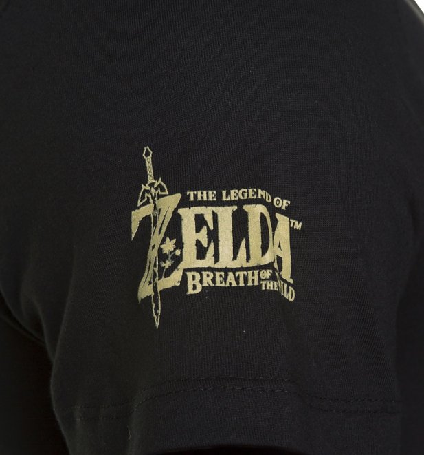 Men's Black Legend Of Zelda Big Z Logo T-Shirt Men's Black Legend Of Zelda Big Z Logo T-Shirt