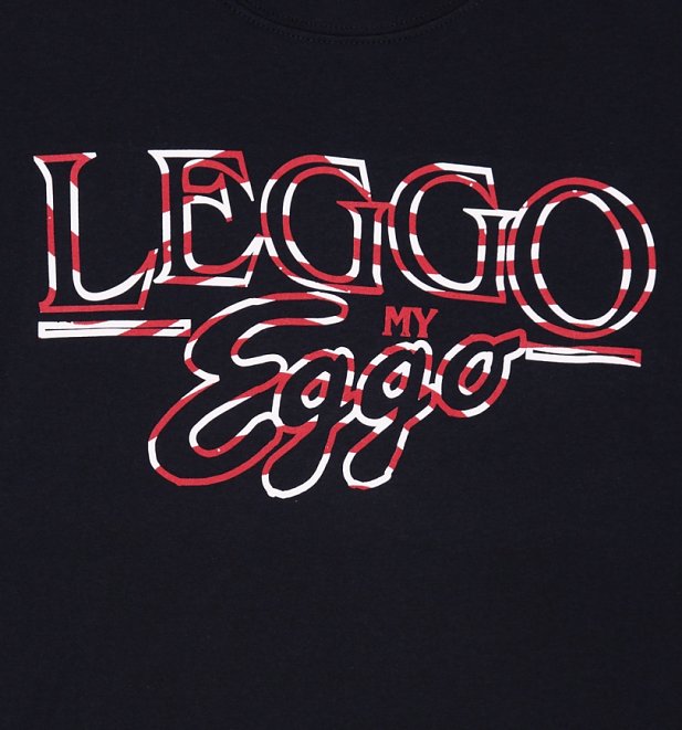 Men's Black Leggo My Eggo Kellogg's T-Shirt Men's Black Leggo My Eggo Kellogg's T-Shirt