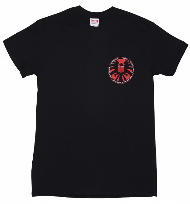 Men's Black Marvel Comics Agent Of S.H.I.E.L.D. Logo T-Shirt Men's Black Marvel Comics Agent Of S.H.I.E.L.D. Logo T-Shirt
