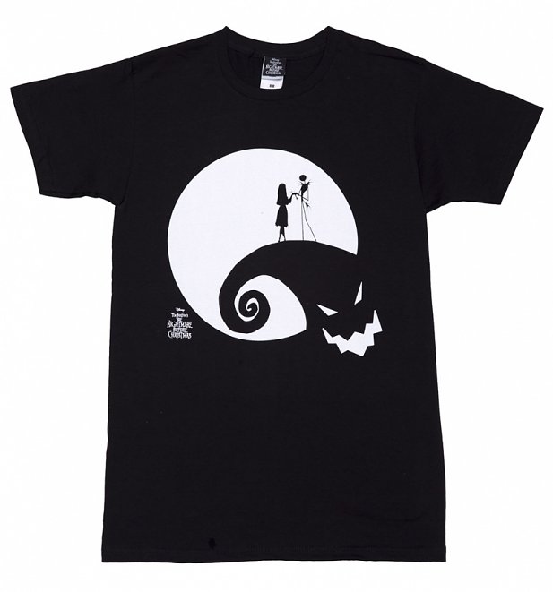Men's Black Moon Oogie Boogie Nightmare Before Christmas T-Shirt Men's Black Moon Oogie Boogie Nightmare Before Christmas T-Shirt