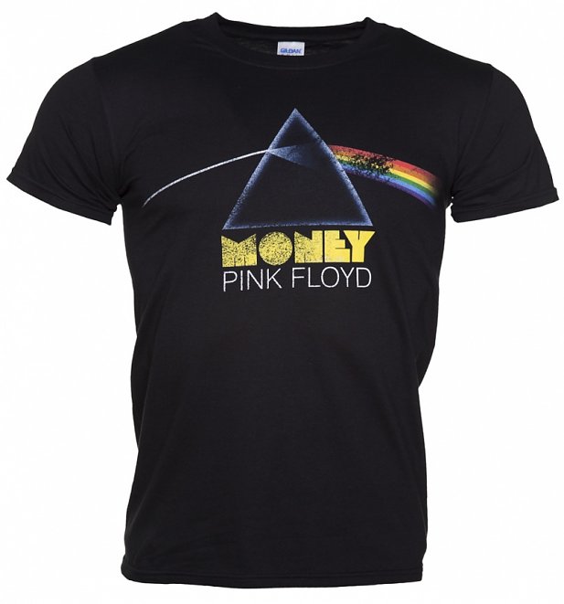 Men's Black Pink Floyd Money T-Shirt Men's Black Pink Floyd Money T-Shirt
