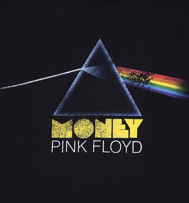 Men's Black Pink Floyd Money T-Shirt Men's Black Pink Floyd Money T-Shirt
