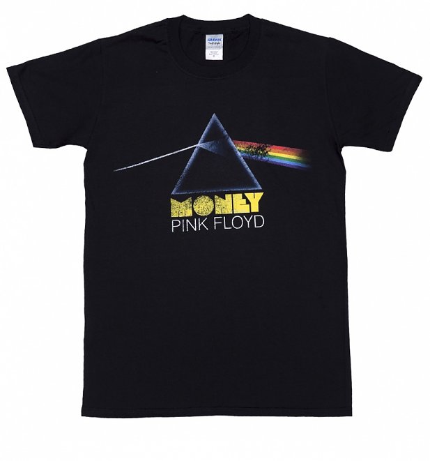 Men's Black Pink Floyd Money T-Shirt Men's Black Pink Floyd Money T-Shirt